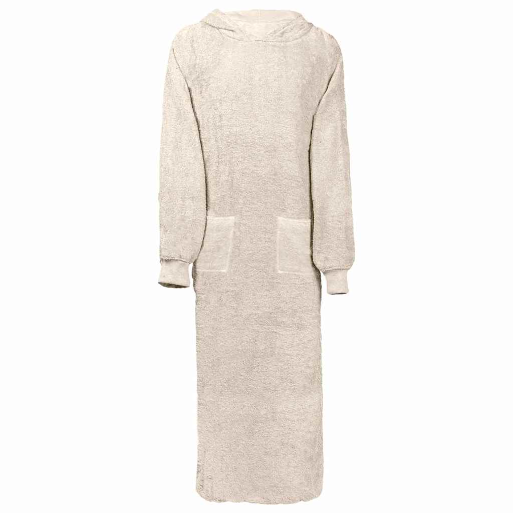 Bademantel Creme xxl Baumwolle