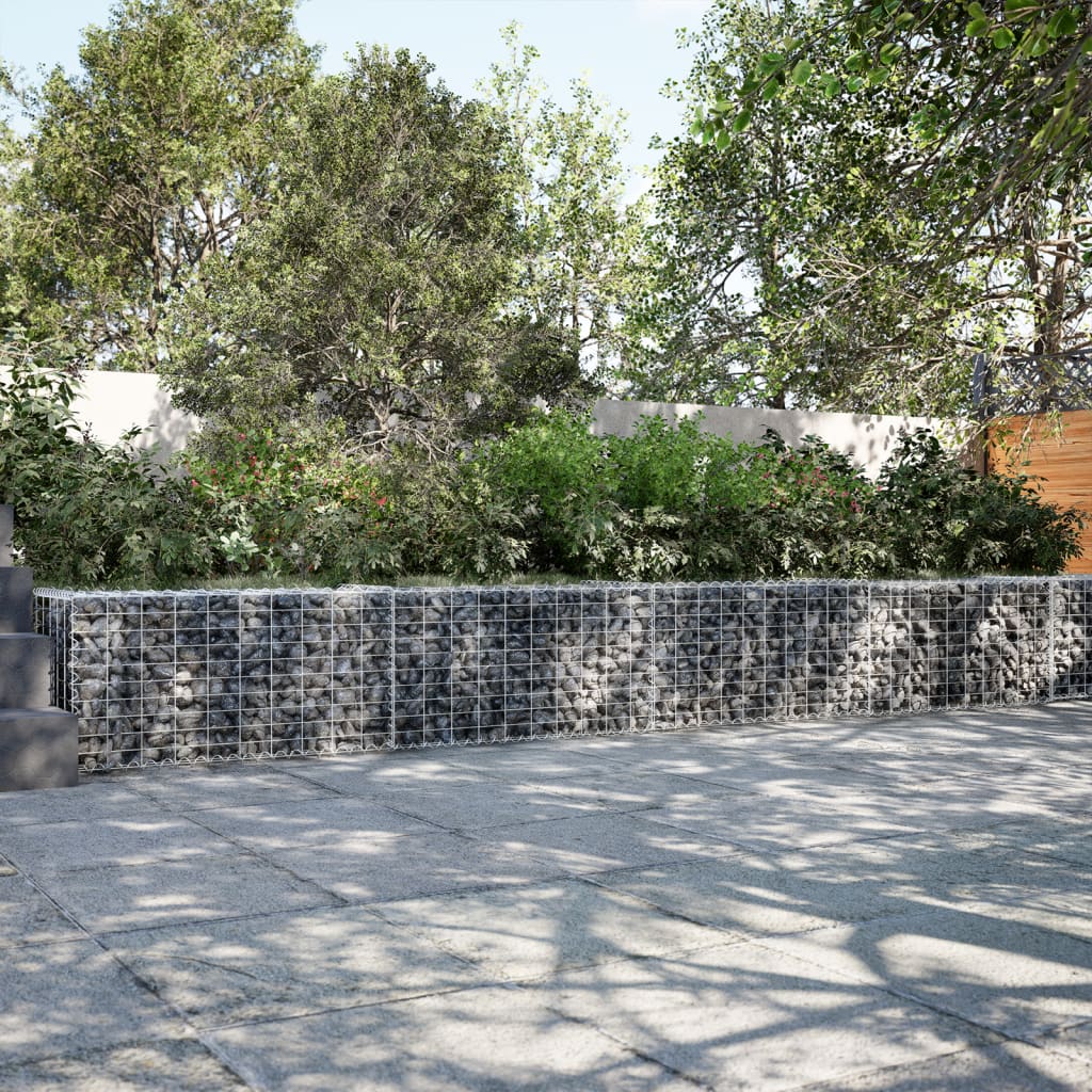 Gabione mit Deckel 900x50x50 cm Verzinktes Eisen Gabione mit Deckel 900x50x50 cm Verzinktes Eisen