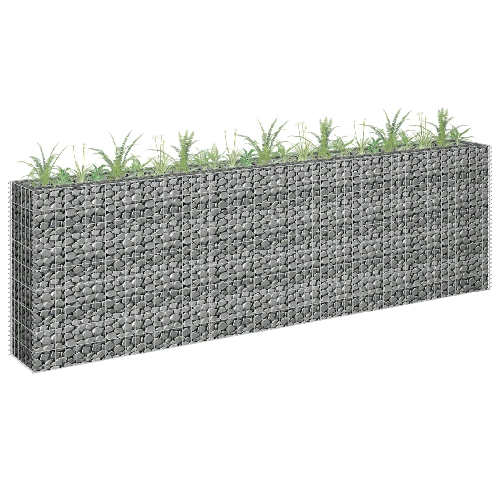 Gabionen-Hochbeet Verzinkter Stahl 270 x 30 x 90 cm Gabionen-Hochbeet Verzinkter Stahl 270 x 30 x 90 cm