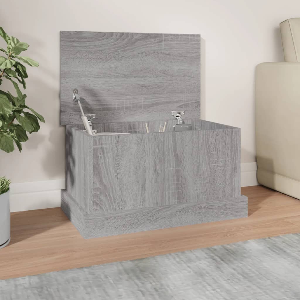 Truhe Grau Sonoma 50x30x28 cm Holzwerkstoff