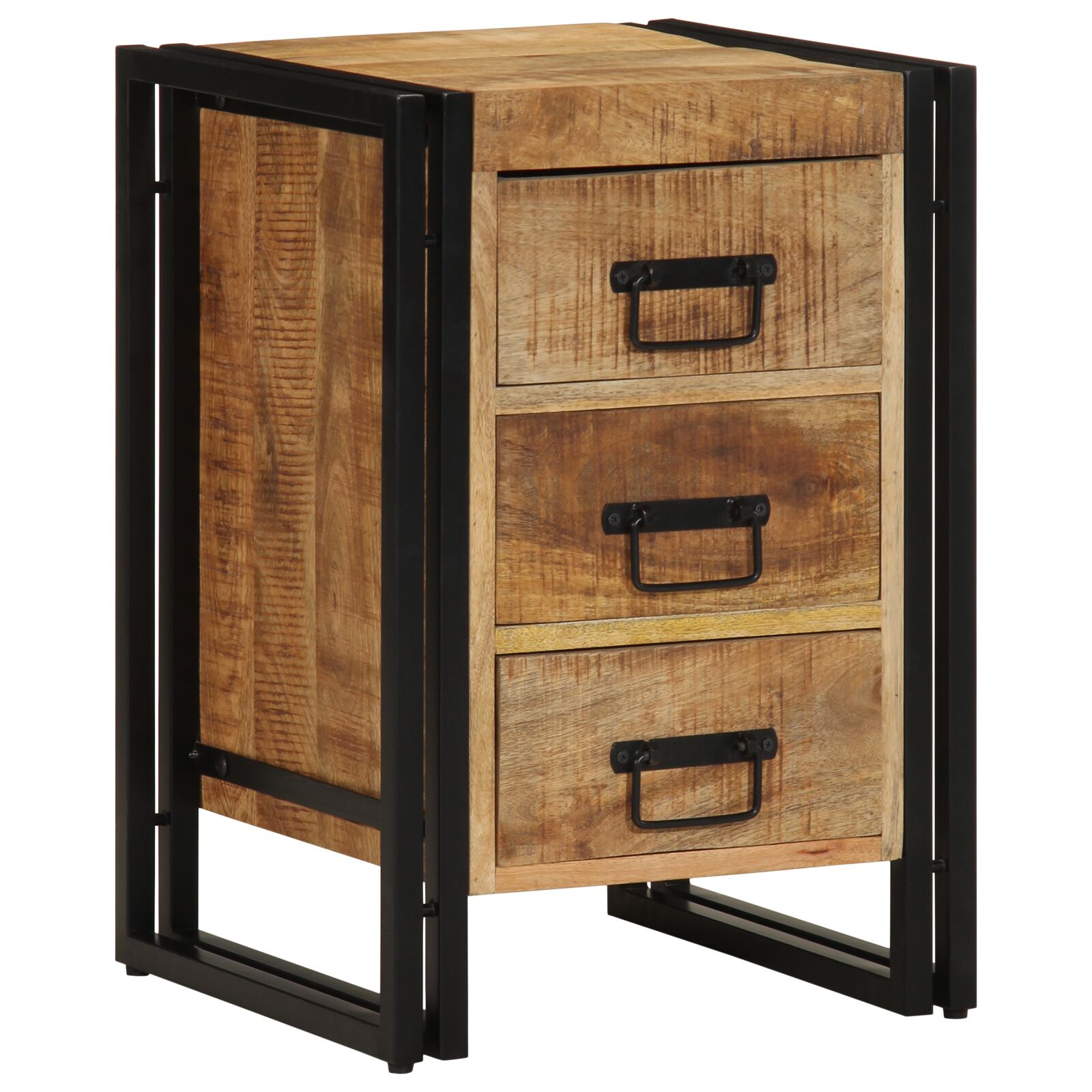 vidaXL Nachttisch 40x35x50 cm Massivholz Mango