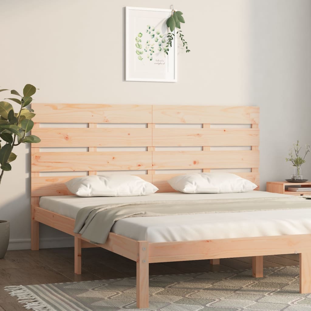 Kopfteil 200x3x80 cm Massivholz Kiefer