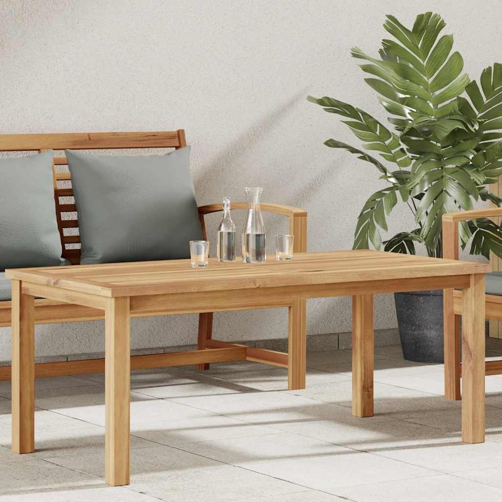 Couchtisch Braun 110 x 55 x 45 cm Massives Teakholz