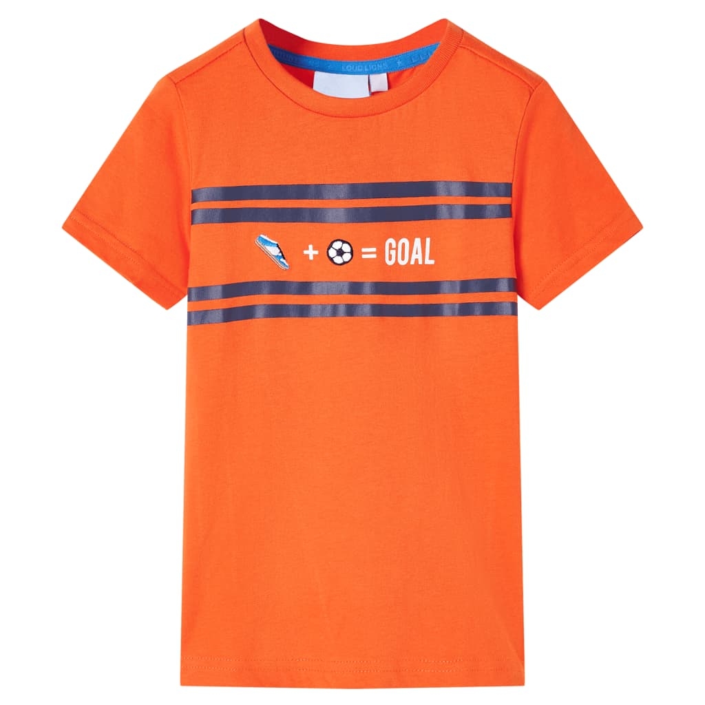 Kinder-T-Shirt Dunkelorange 116 Kinder-T-Shirt Dunkelorange 116