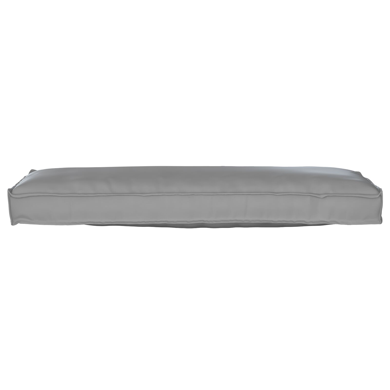Pallet Kissen für Bank Grau 120x40x8 cm Oxford Stoff