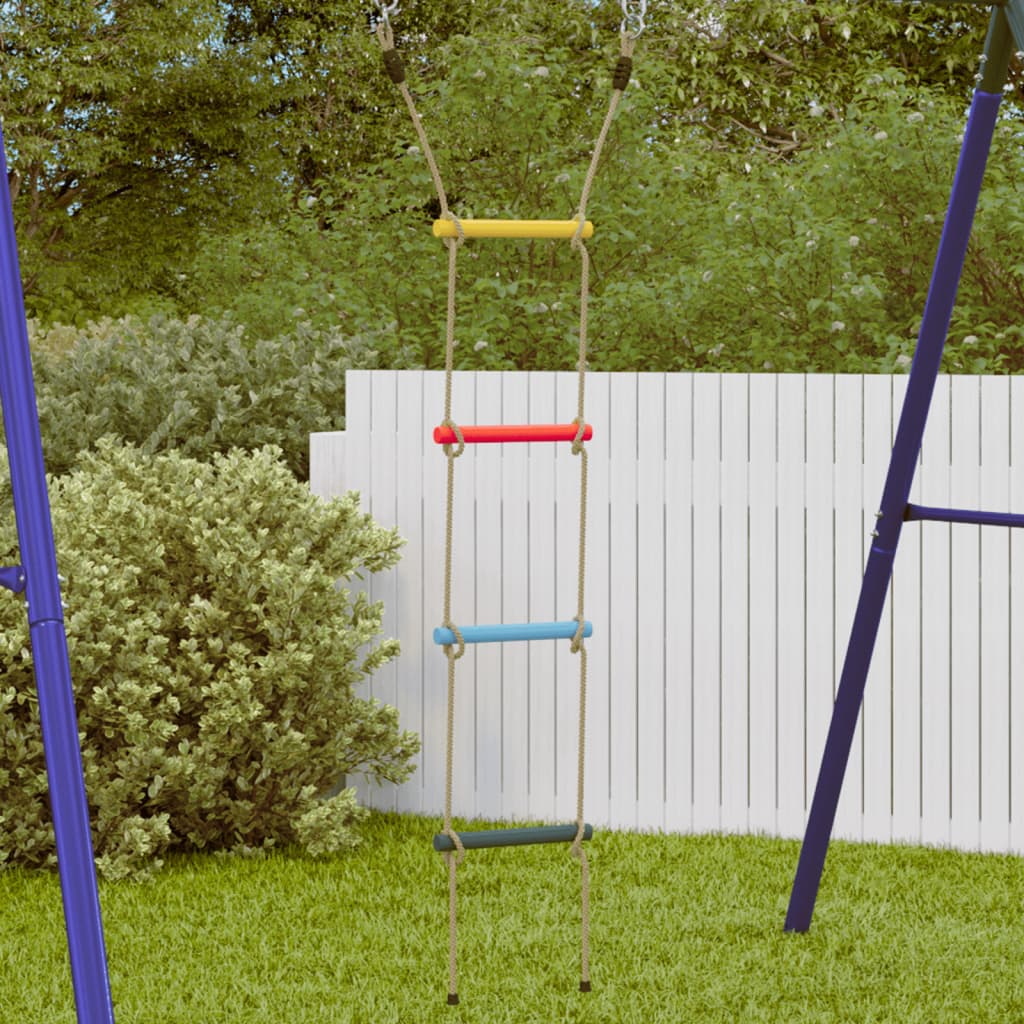 Strickleiter für Kinder mit 4 Sprossen Mehrfarbig Strickleiter für Kinder mit 4 Sprossen Mehrfarbig