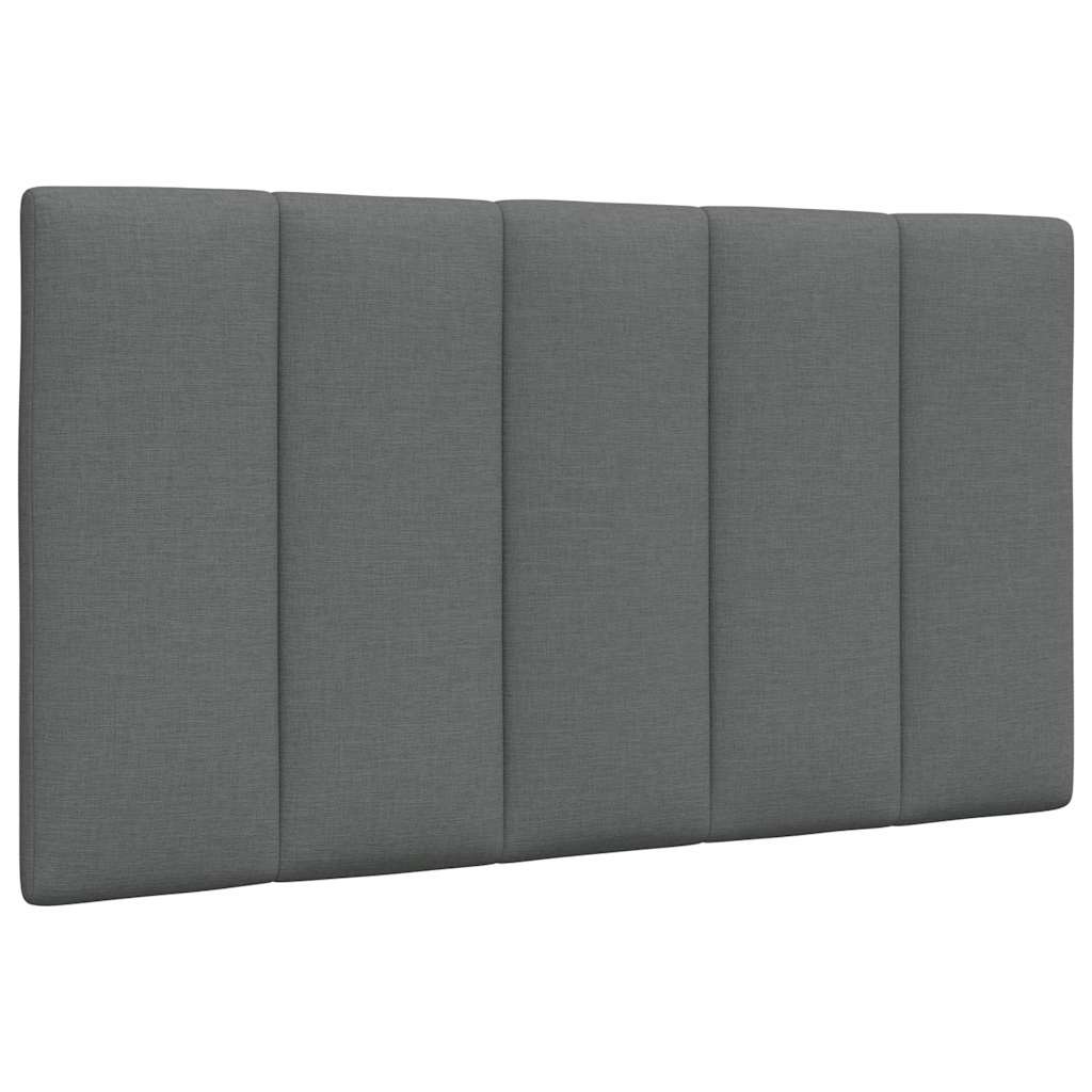 Kopfteil-Kissen Dunkelgrau 90 cm Stoff